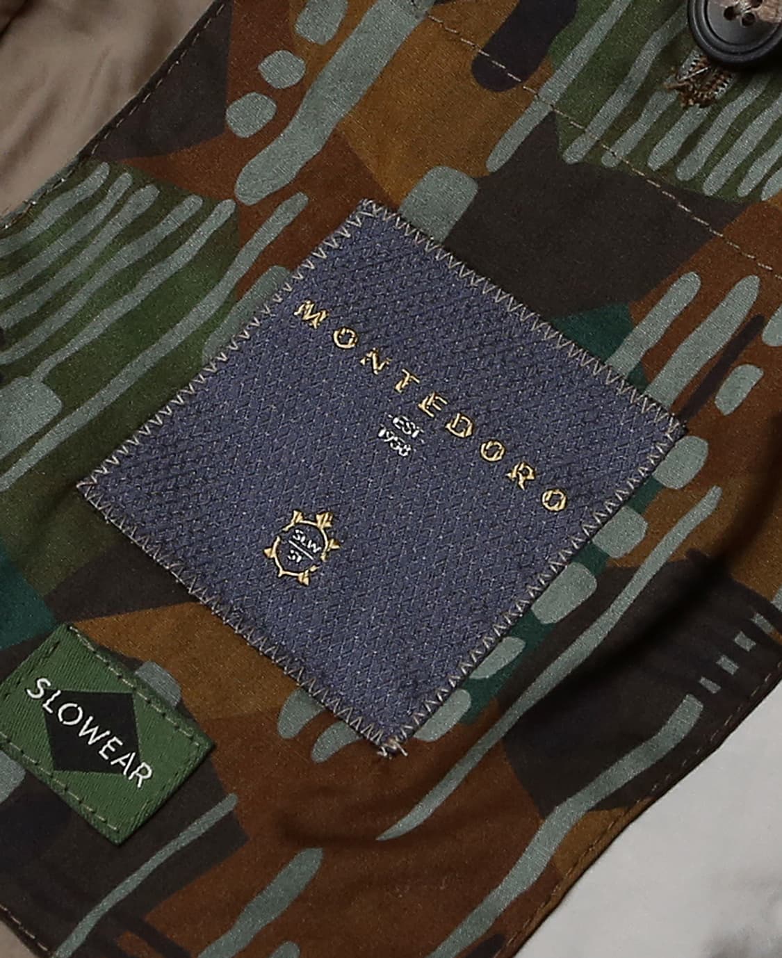 몬테도로 [Montedoro] 라이트 그레이 M-65 타입 다운 자켓 상품이미지8