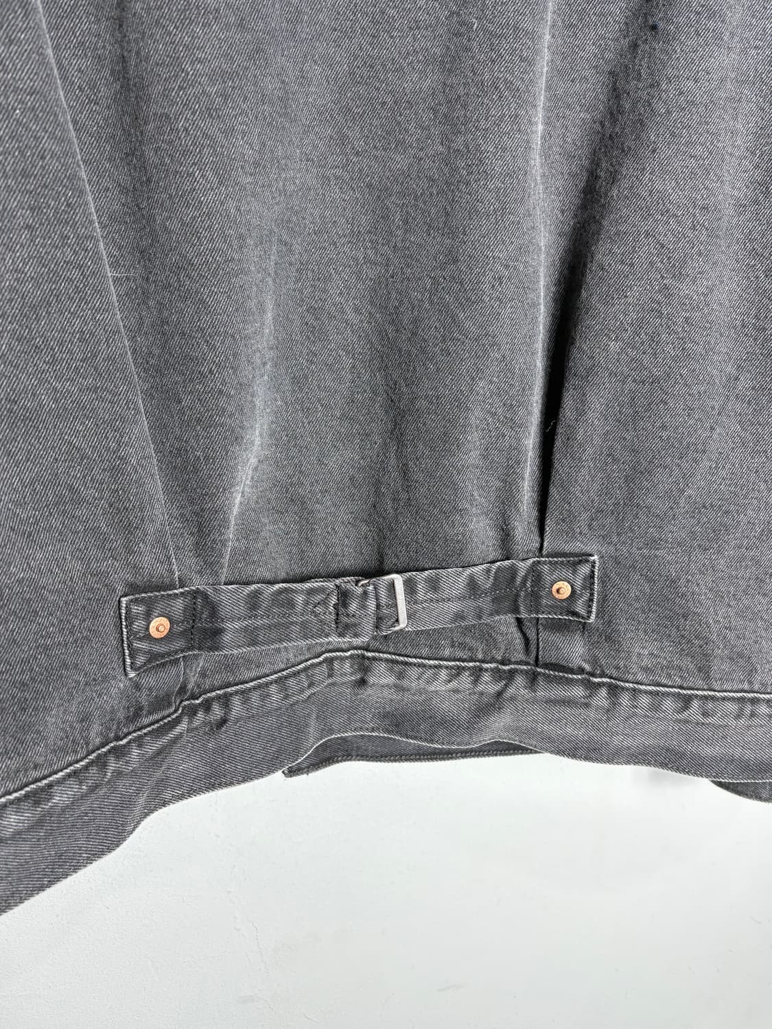 Levis 리바이스 프리미엄 시어링 카라 흑청 쉐르파 데님 자켓 1세대 상품이미지7