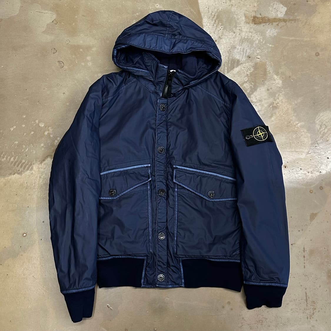 S 스톤아일랜드 패치와펜 모슬린 고마타 자켓 상품이미지2