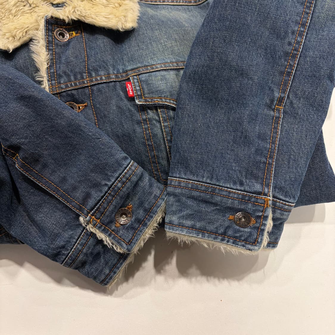 [L] 리바이스 쉐르파 데님 자켓 B428 상품이미지6