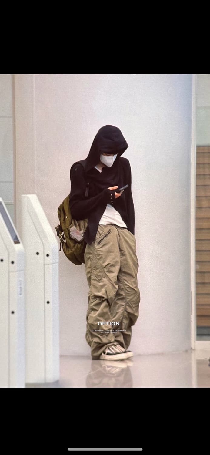 앤더슨벨 제노 멀티 밀러터리 팬츠 46 라이즈소희 착용 상품이미지2