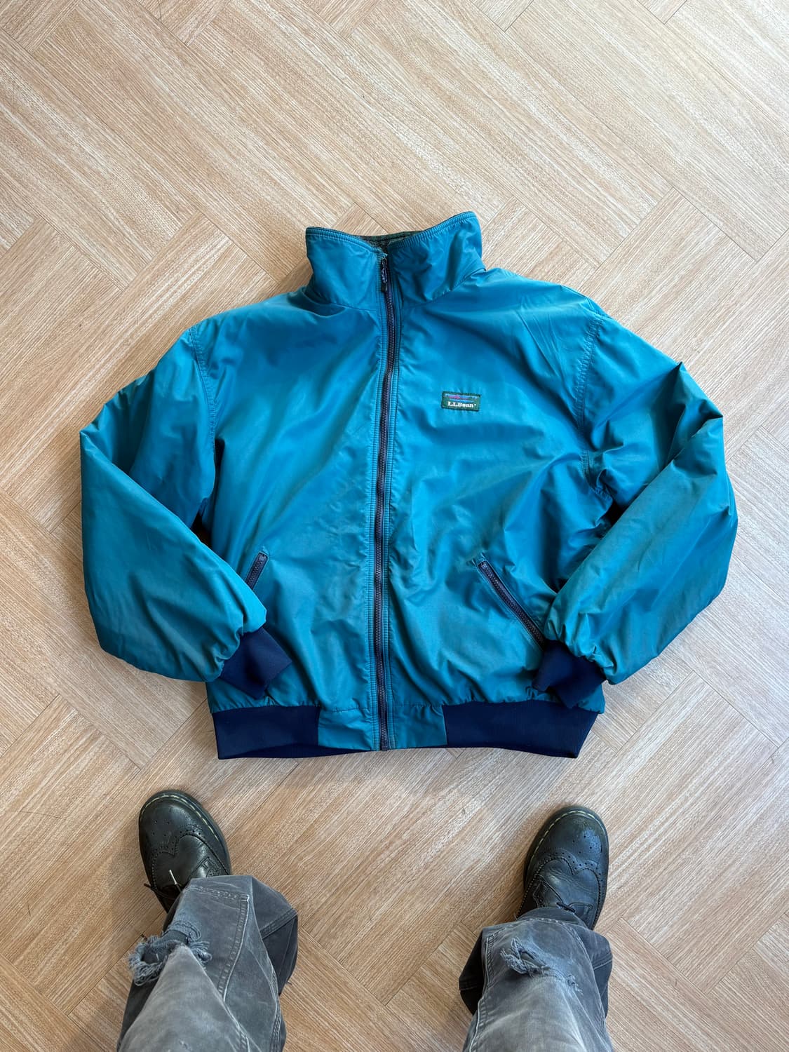 90s Usa LLBean warm up Jaket 상품이미지3