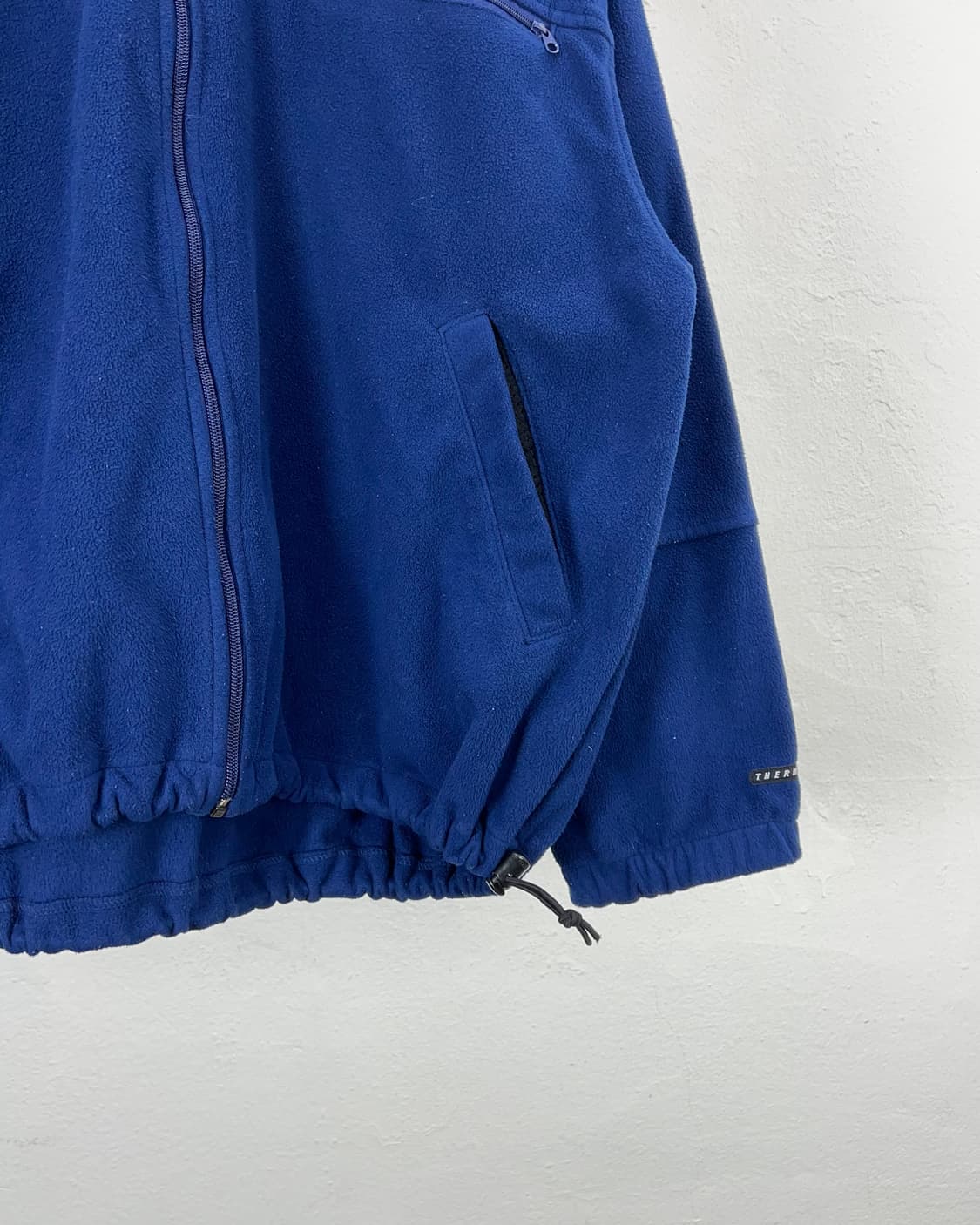 00s 나이키 블루 코트 플리스 풀 집업 자켓 상품이미지5