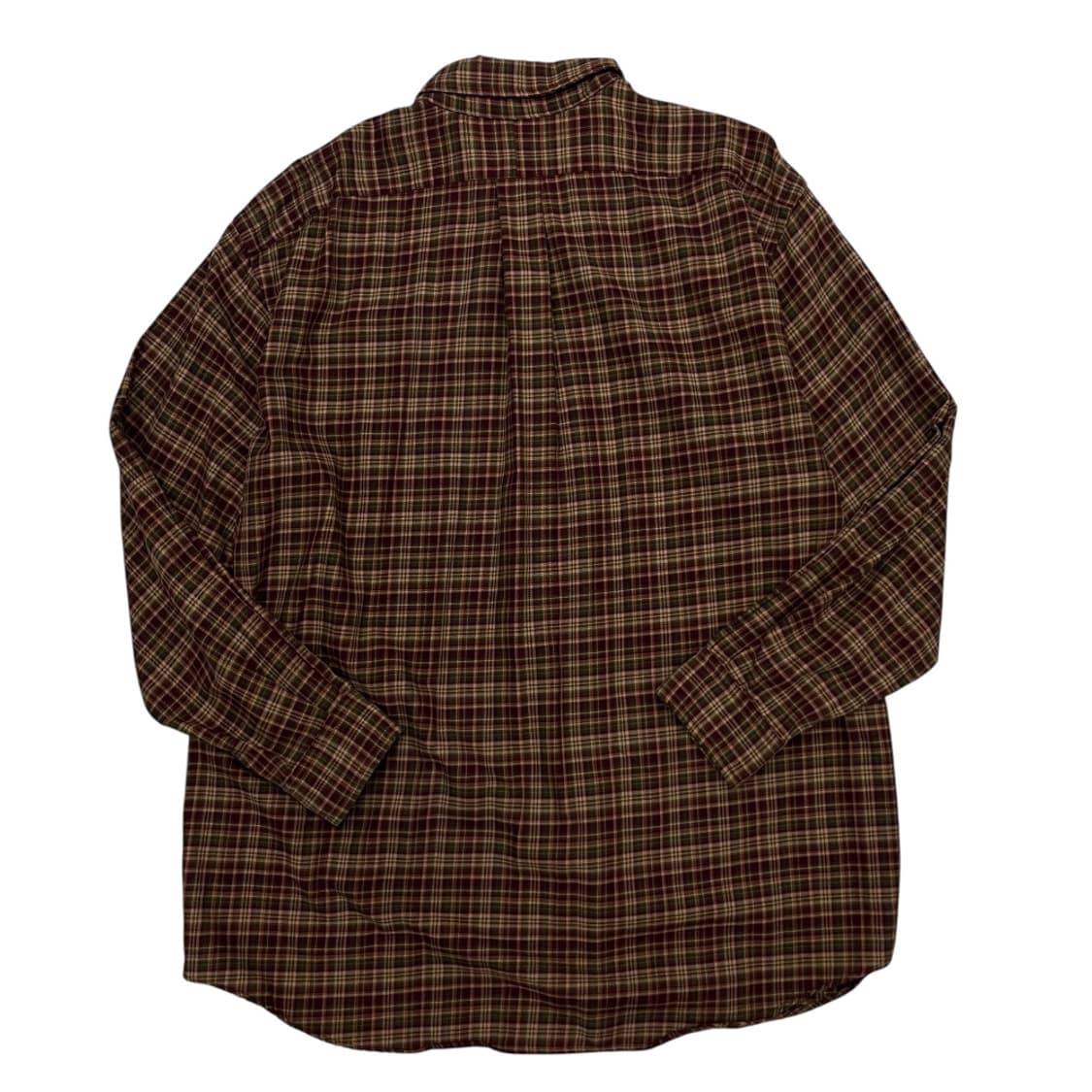 폴로 랄프로렌 그린포니 타탄체크 셔츠 XL 상품이미지3