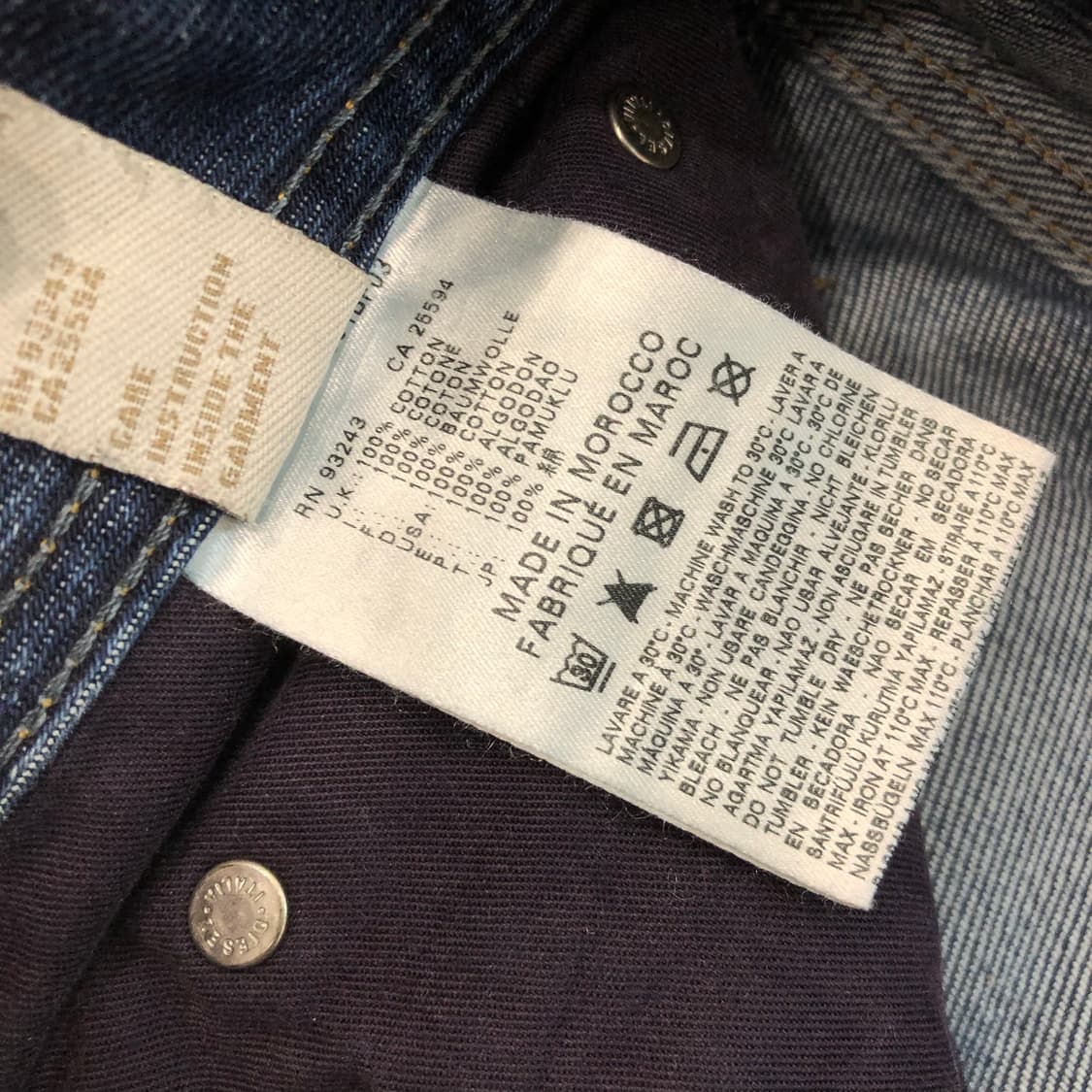 디젤 ZATINY 워싱 디스 부츠컷 데님 팬츠 상품이미지8