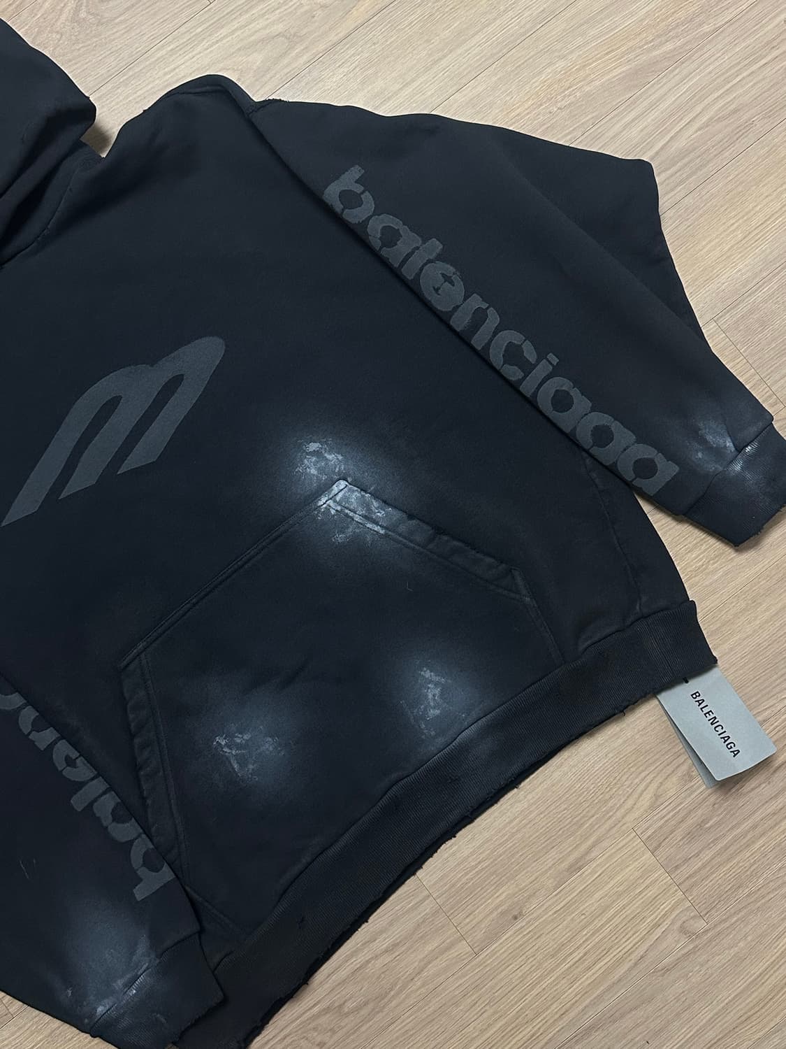 (새상품) 발렌시아가 3B 스텐실 후드 급처 상품이미지2