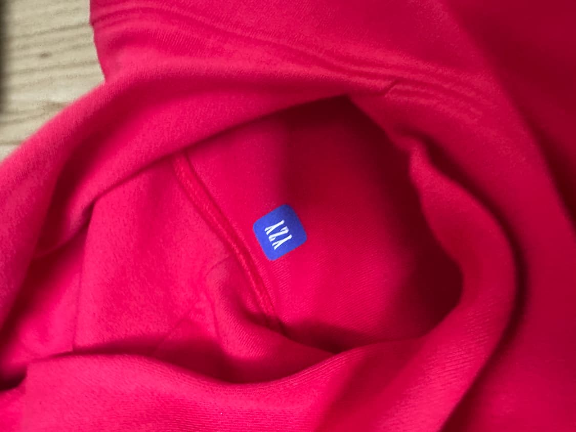 [L] 이지 갭 후드 레드 상품이미지2