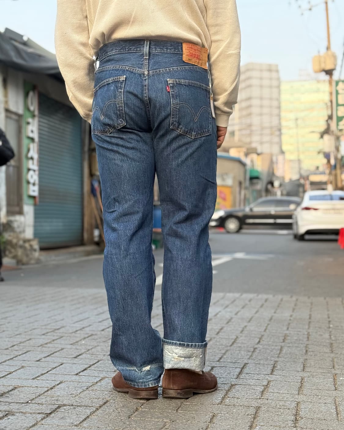 00‘s 리바이스 501 스트레이트핏 데님 팬츠 34 상품이미지9