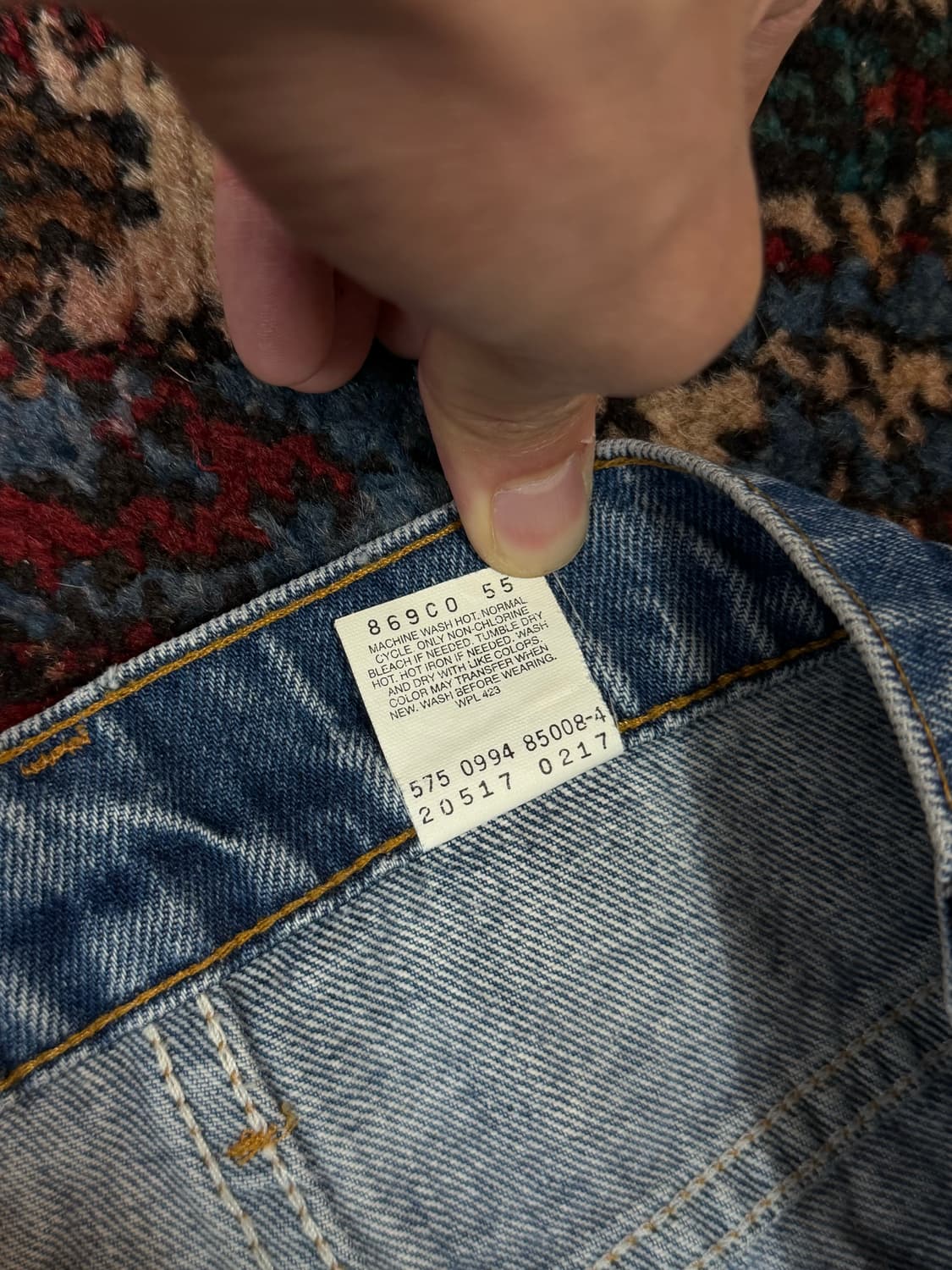 90’s USA 빈티지 리바이스 517 오렌지탭 부츠컷 리바이스 청바지 상품이미지10