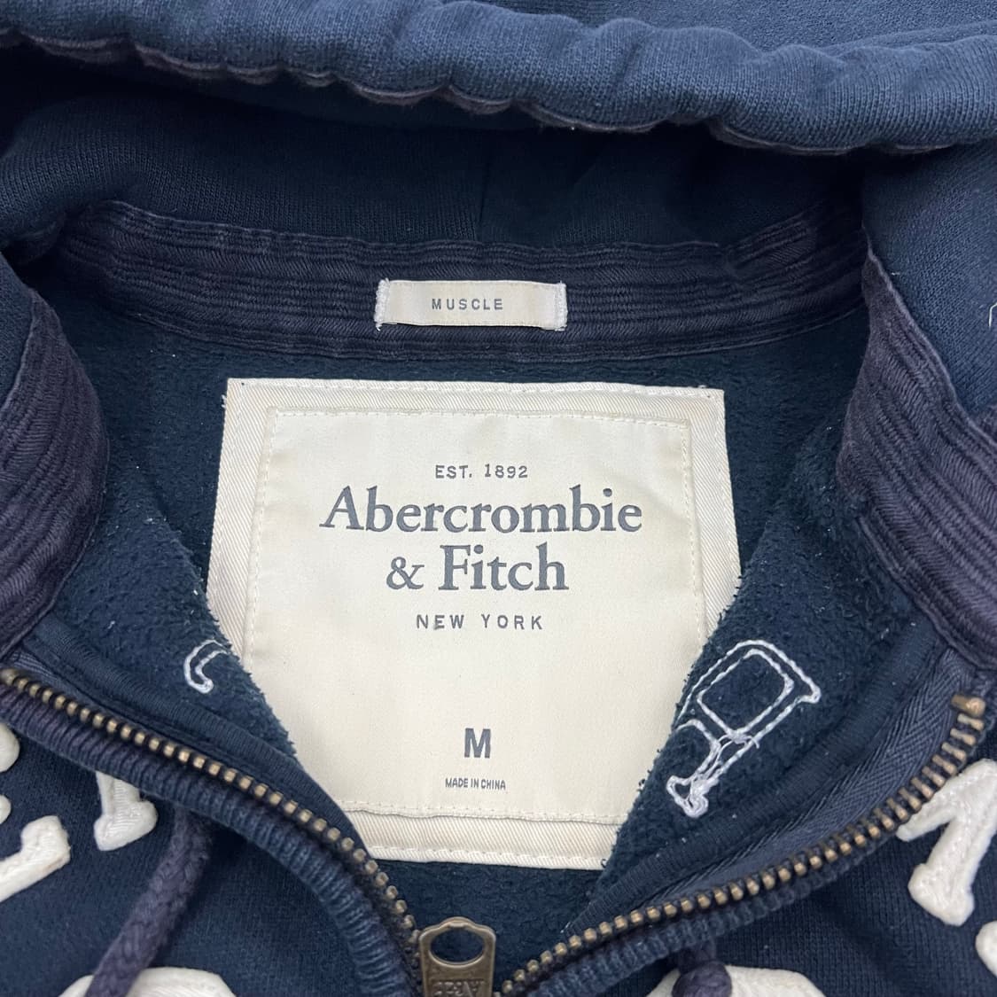 아베크롬비 네이비 후드집업 상품이미지2