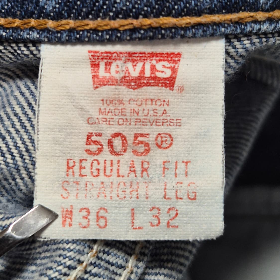 [36]90s US Made 리바이스 505 -422 상품이미지4