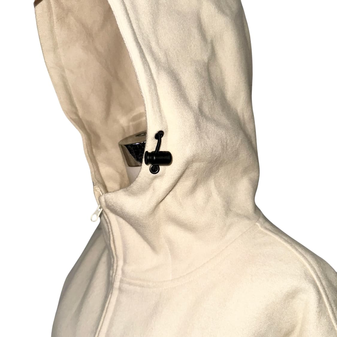 Ivory Wool Hooded Jacket 상품이미지3