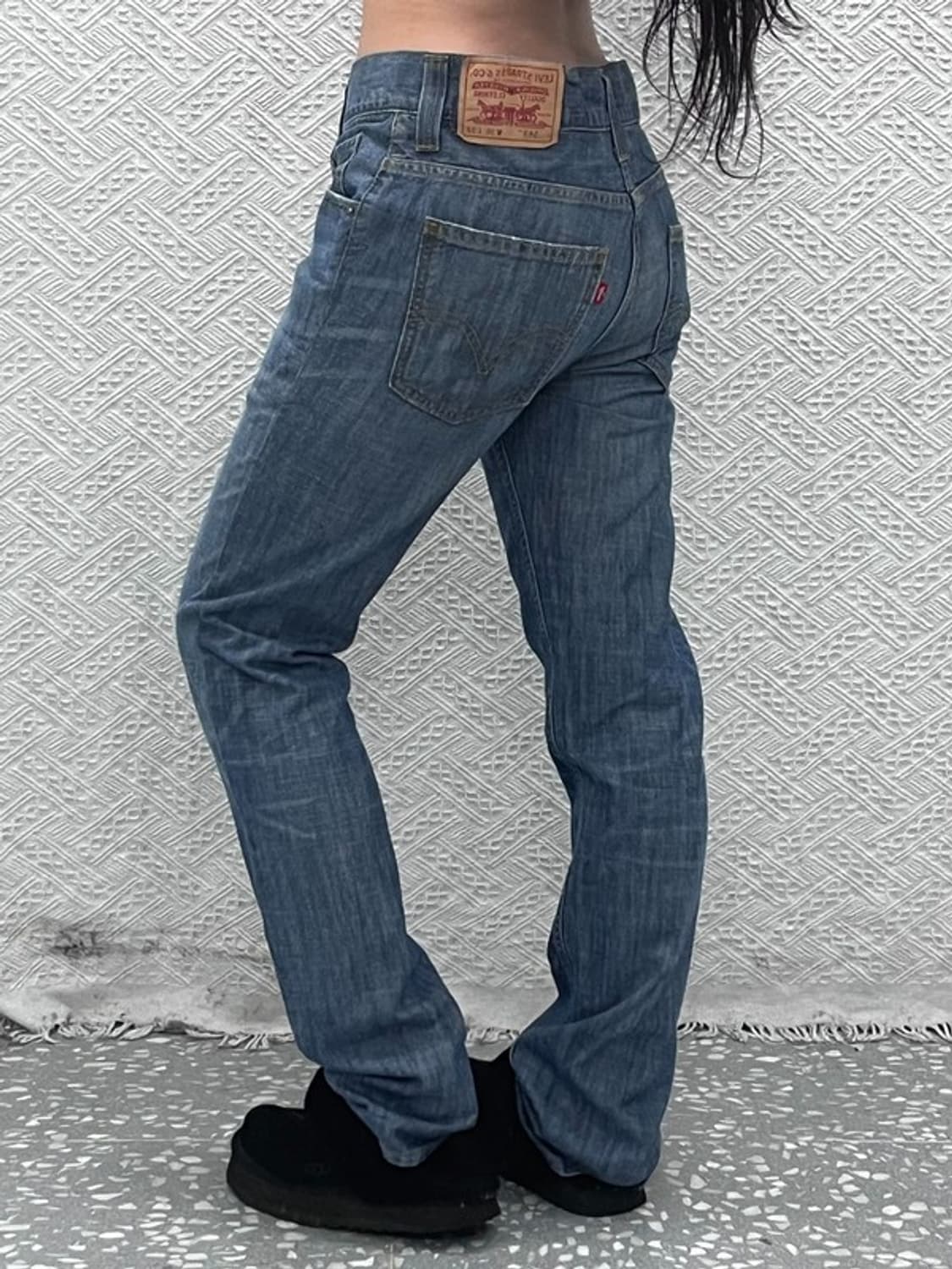 리바이스 549 빈티지 모던캐주얼 로우루즈 데님팬츠 30인치 C10529 상품이미지2