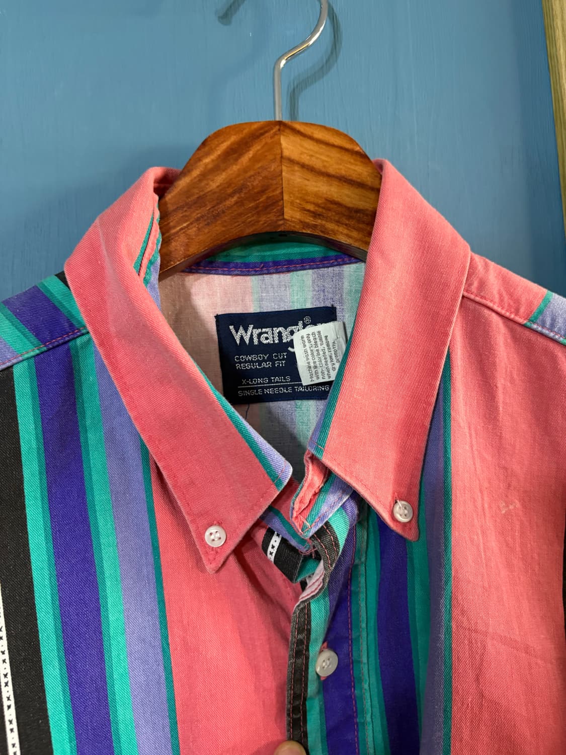 90‘s Wrangler Brush popper Western Shirt 상품이미지4