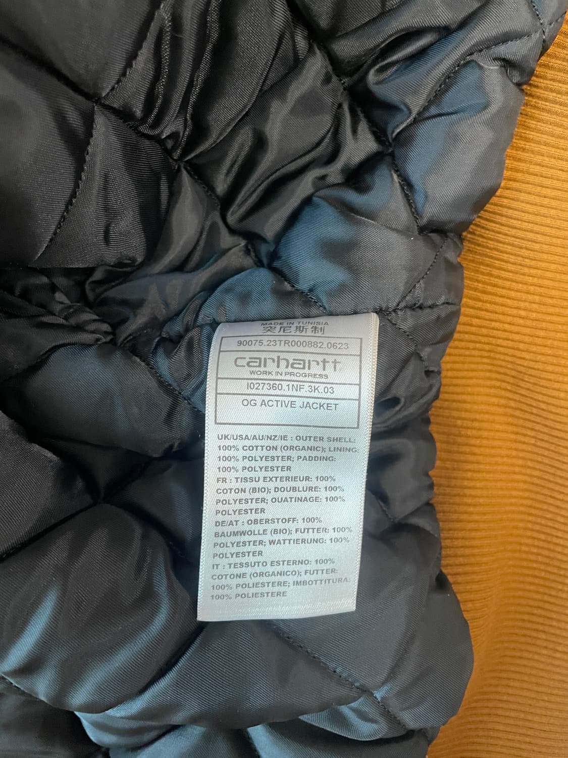 칼하트 wip og 액티브자켓 m  딥해밀턴 브라운 상품이미지3