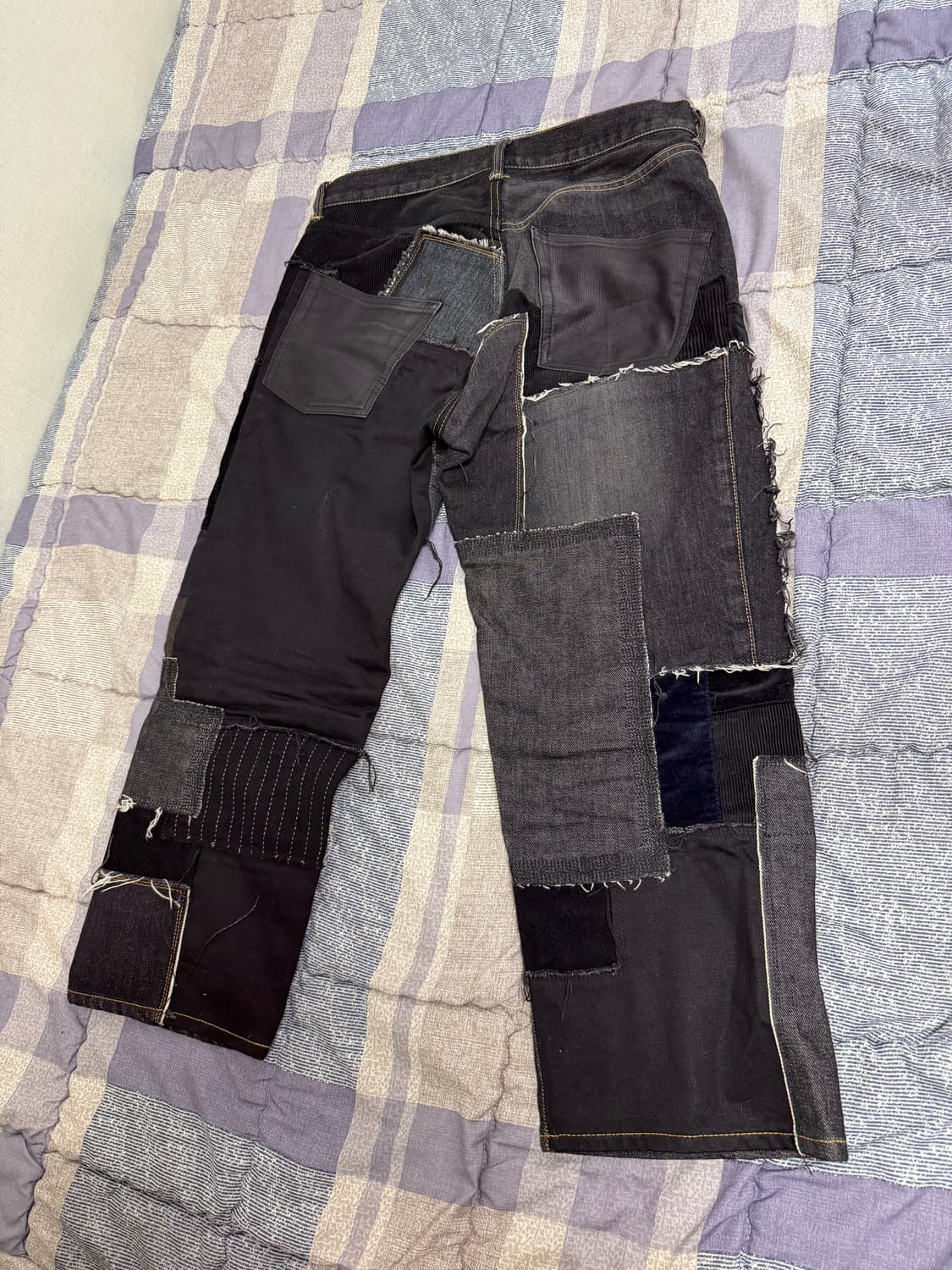 준야 와타나베 아이 패치워크 데님 판매합니다. (XS) 상품이미지2