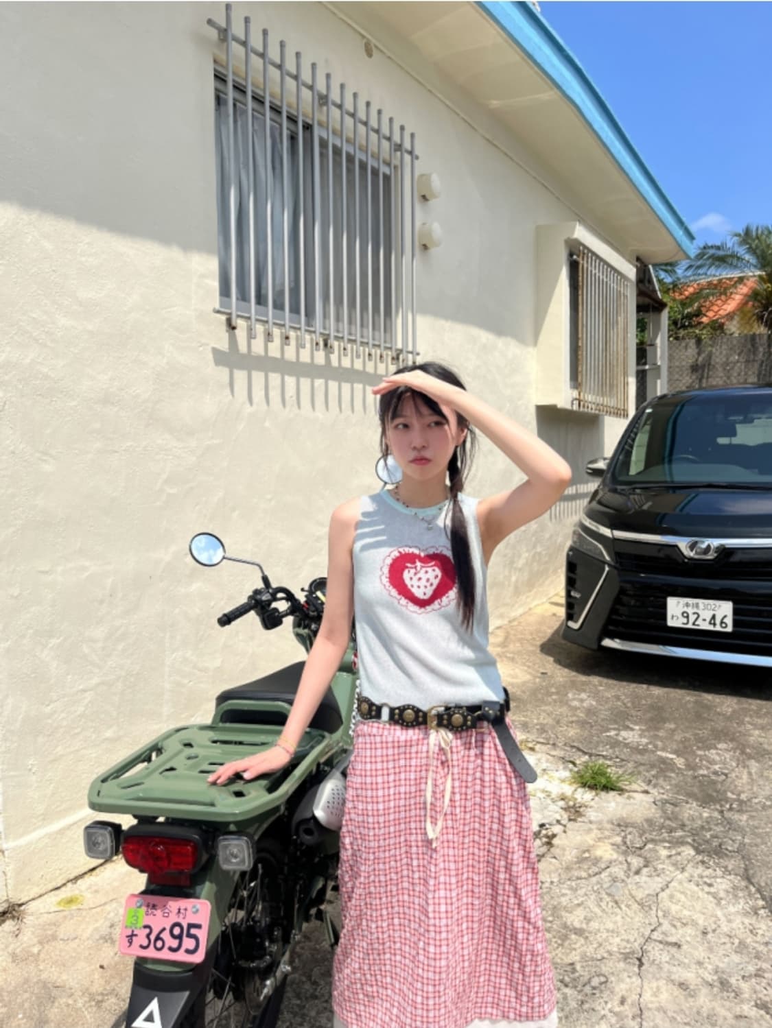 김아홉 HEART ichigo 니트 나시 민트 상품이미지2