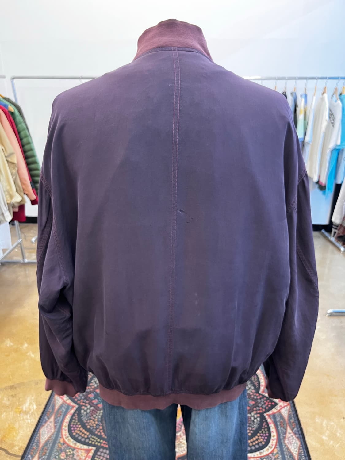 Marcel Clair 실크 블루종 자켓 상품이미지5