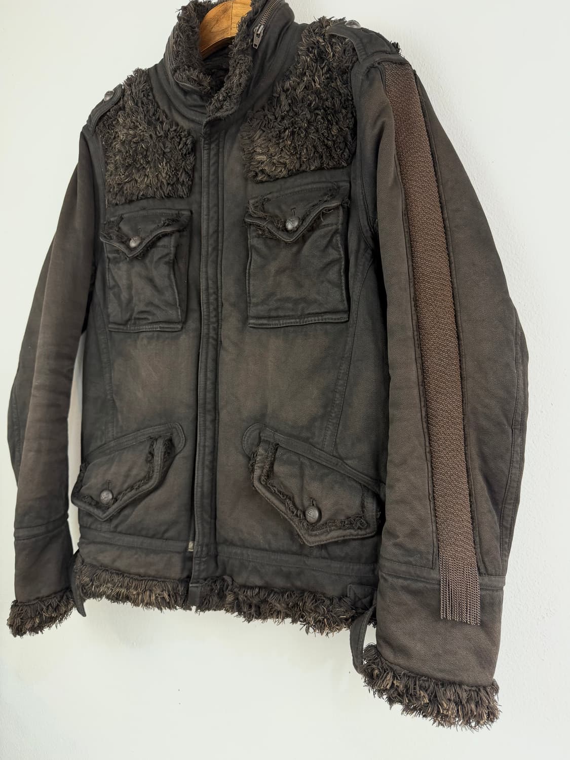 HALB by 키미노리 모리시타 체인 트리밍 필드 자켓 상품이미지1