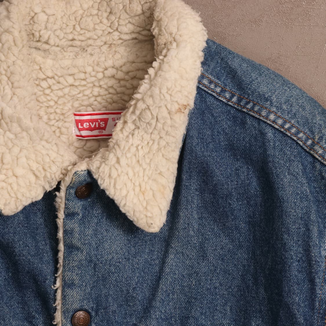 90's USA 리바이스 양털 데님자켓 A1483 상품이미지5