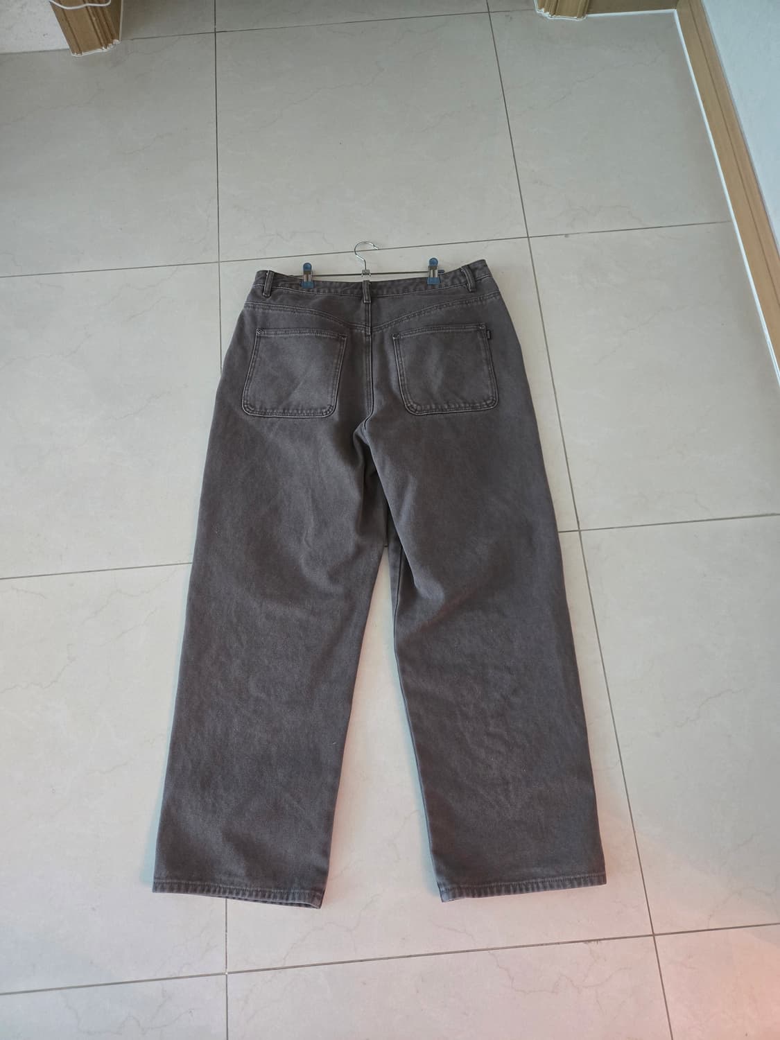 토피와이드 밤색 데님 팬츠 34 상품이미지2