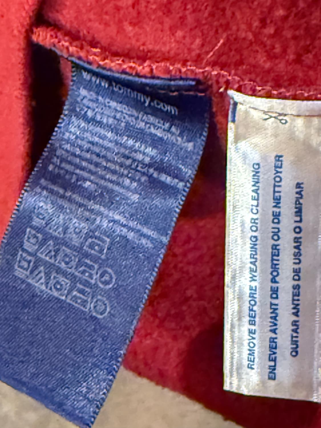 타미힐피거 버건디 맨투맨 상품이미지3