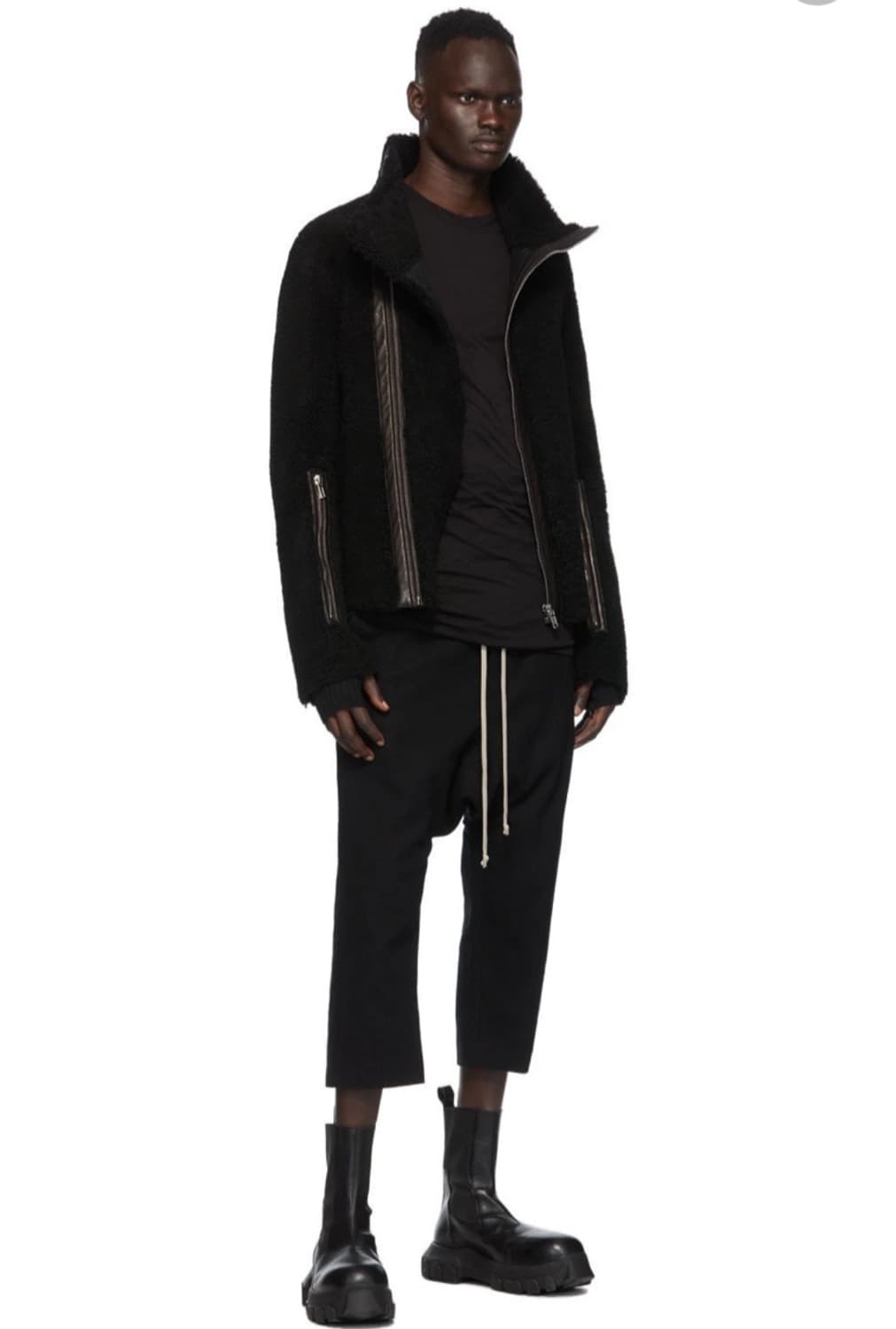 릭오웬스 바우하우스 시어링 자켓 상품이미지2