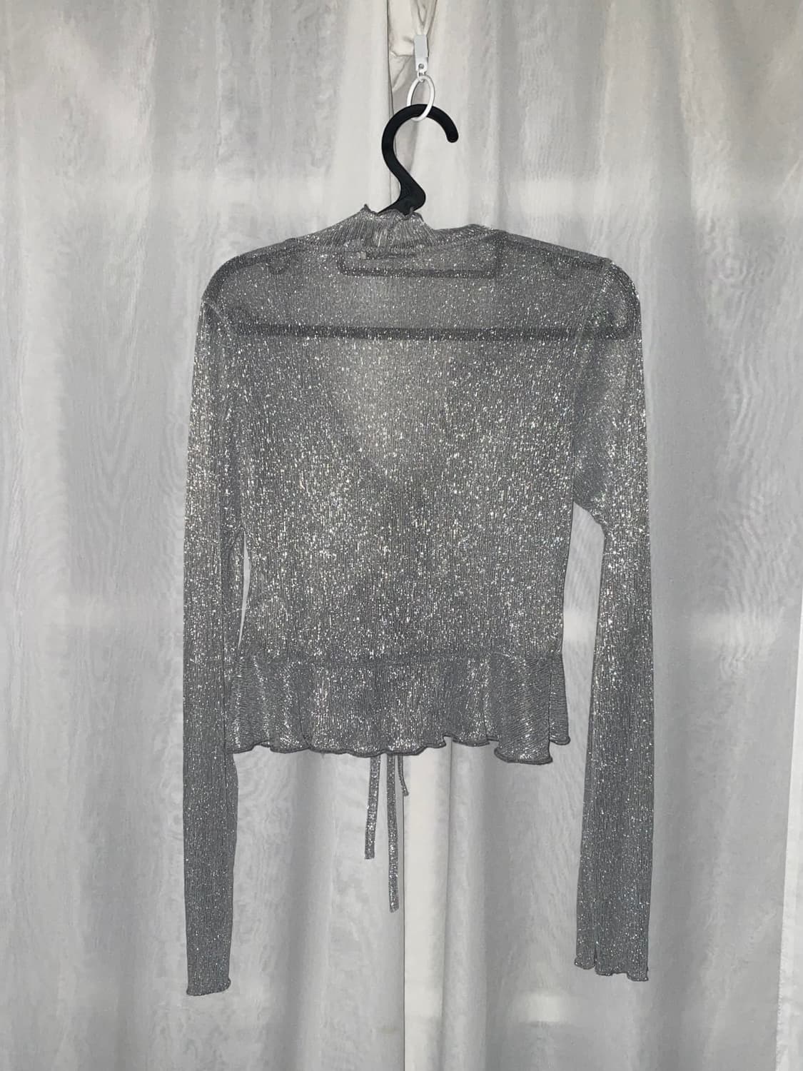 실버 스트랩 프릴 가디건 페어리 상품이미지3