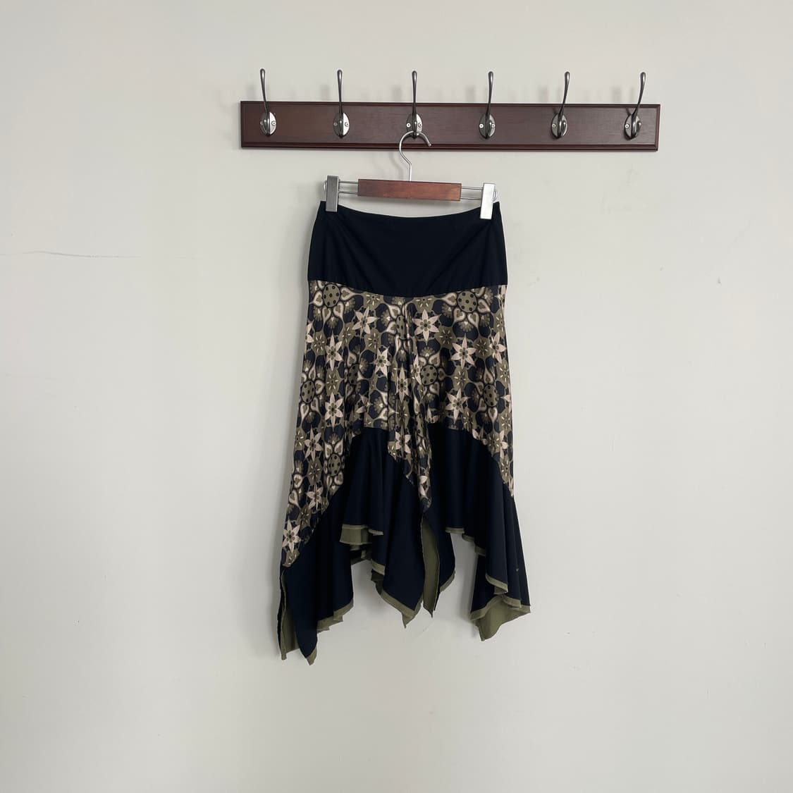 겐조 패턴 비대칭 스커트 상품이미지1