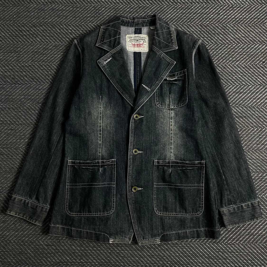 리바이스 클래식 데님 워싱 블레이저 자켓y 3779 상품이미지2