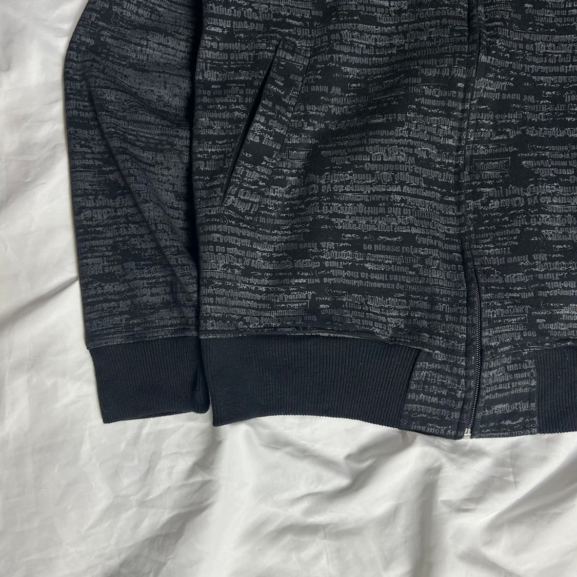 [JPN] Dope:H 펑크 레터링 패턴 후드집업 상품이미지3