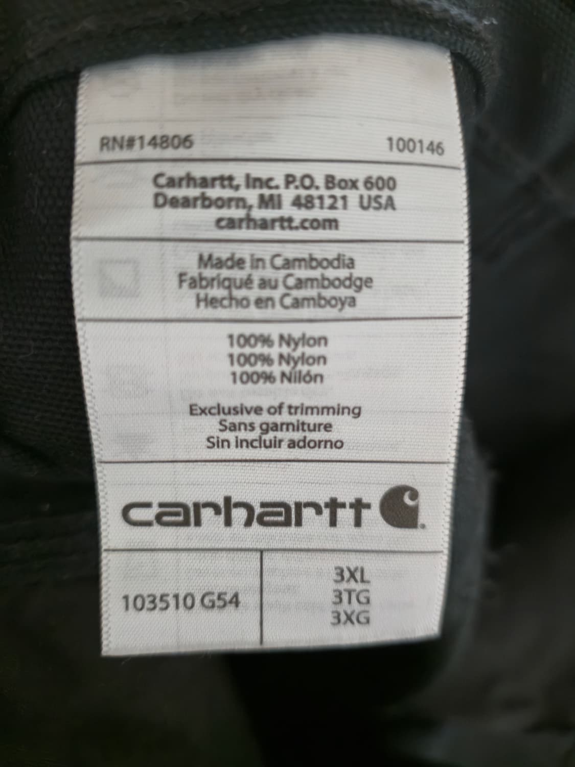 칼하트 더블니 워크팬츠 판매합니다! 상품이미지5