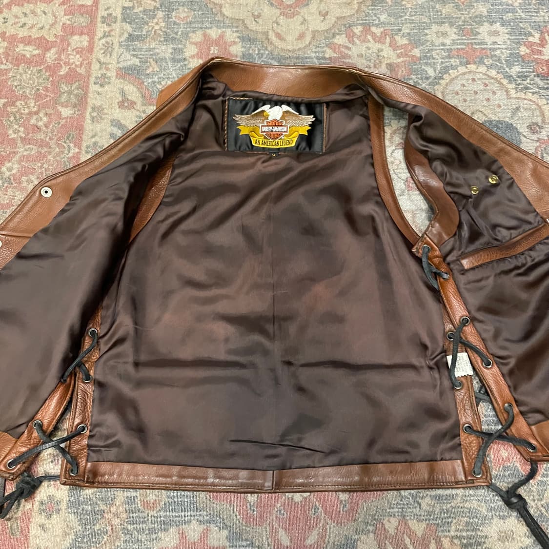 할리 데이비슨 레더 베스트 상품이미지7