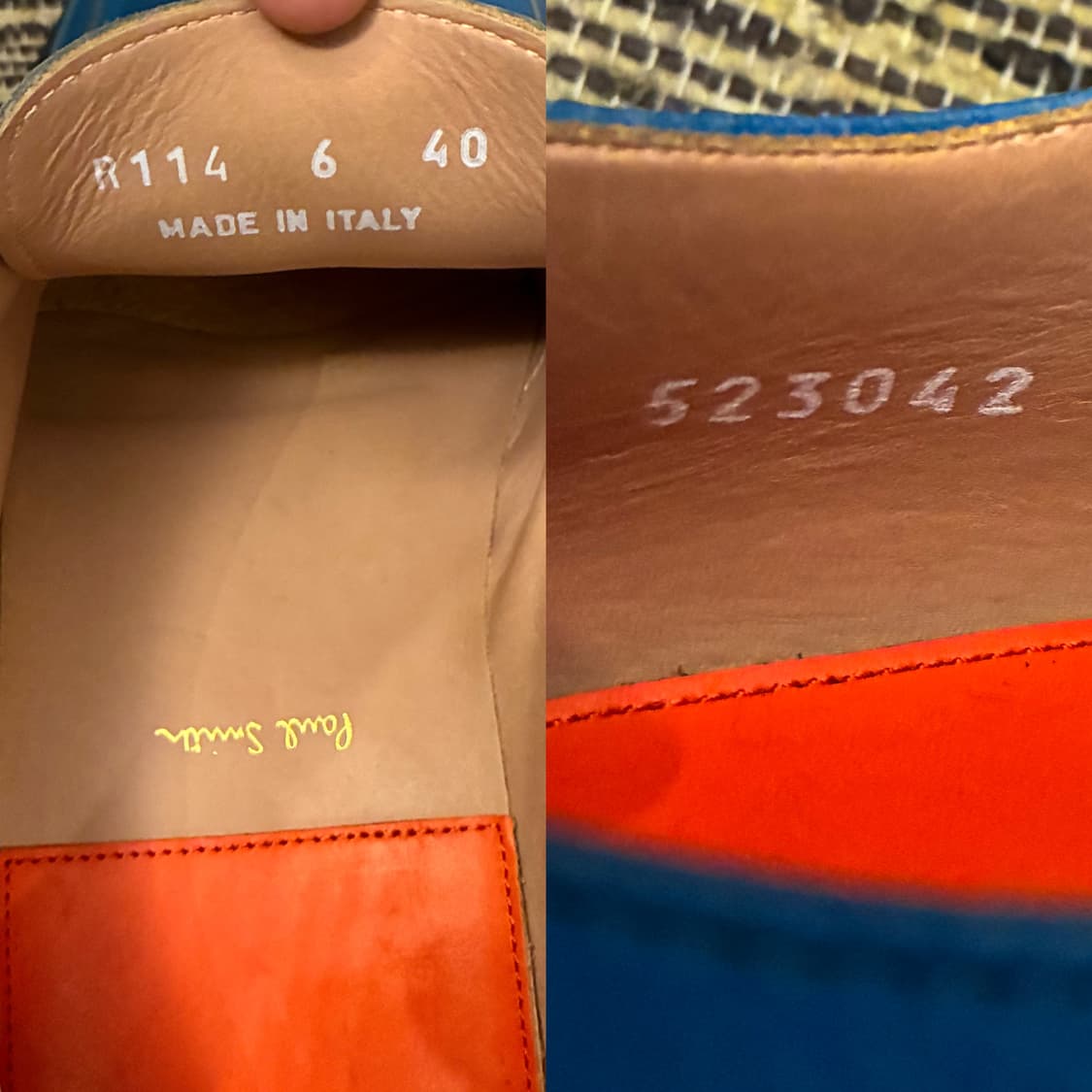 (6/250)Paul smith 폴스미스 레더 클리퍼 옥스포드 슈즈  상품이미지9