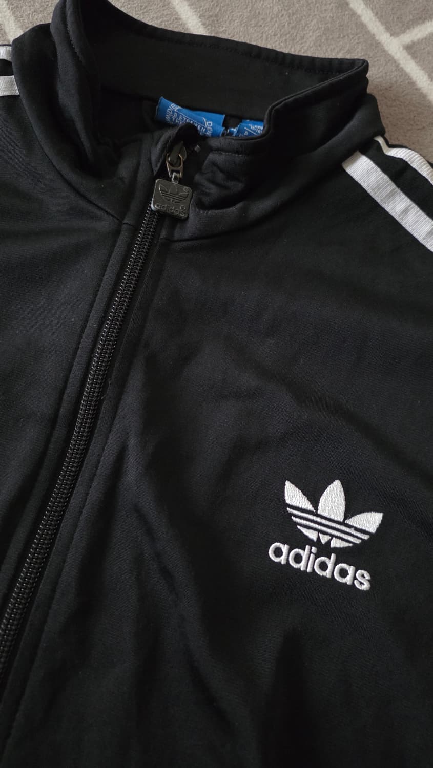 아디다스 파이어버드 빅로고 트랙탑 져지 블랙  상품이미지3