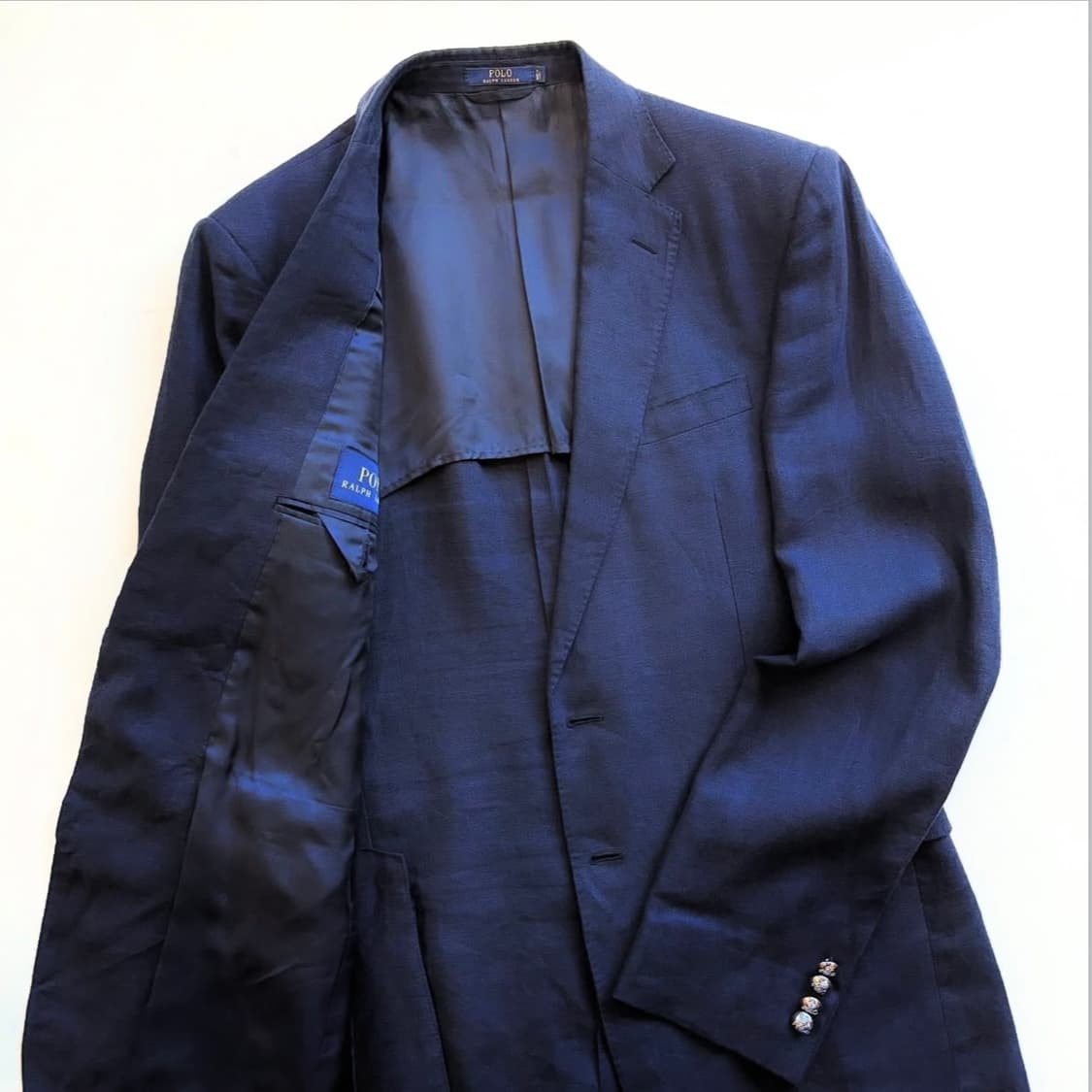 폴로 랄프로렌 실버 버튼 린넨 블레이저 상품이미지3