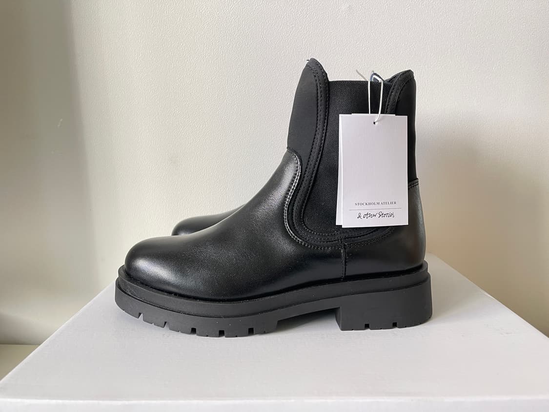 앤아더스토리 가죽 레더 첼시 부츠 상품이미지6