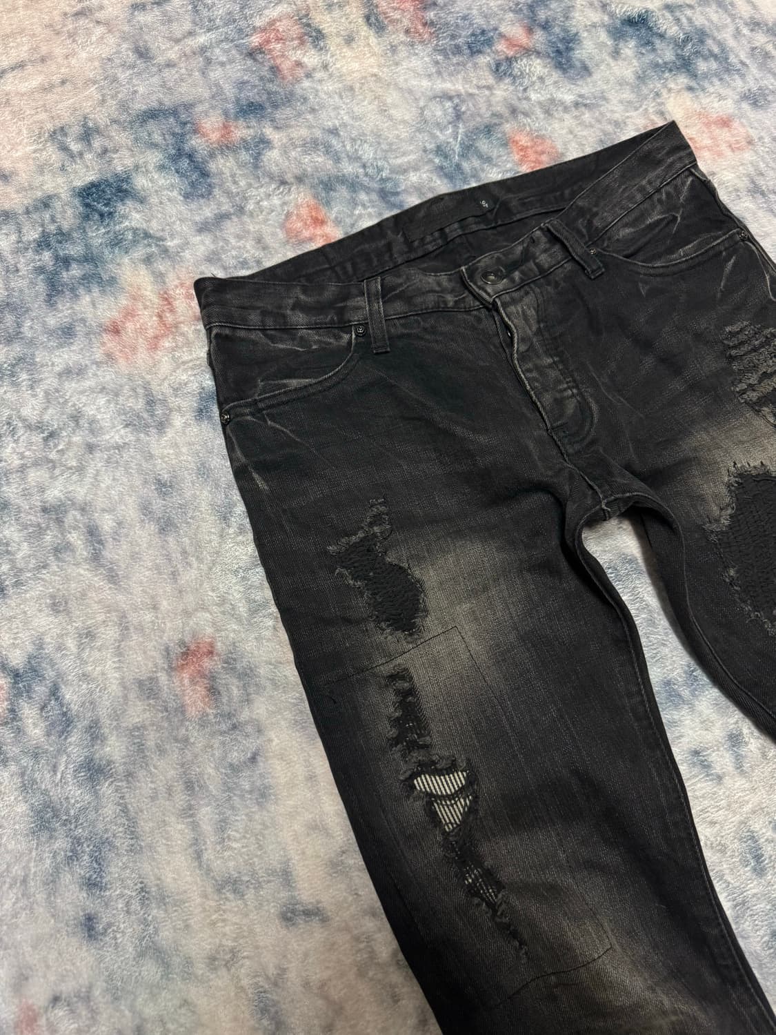 Fuga 00s archive black distressed boots  상품이미지3