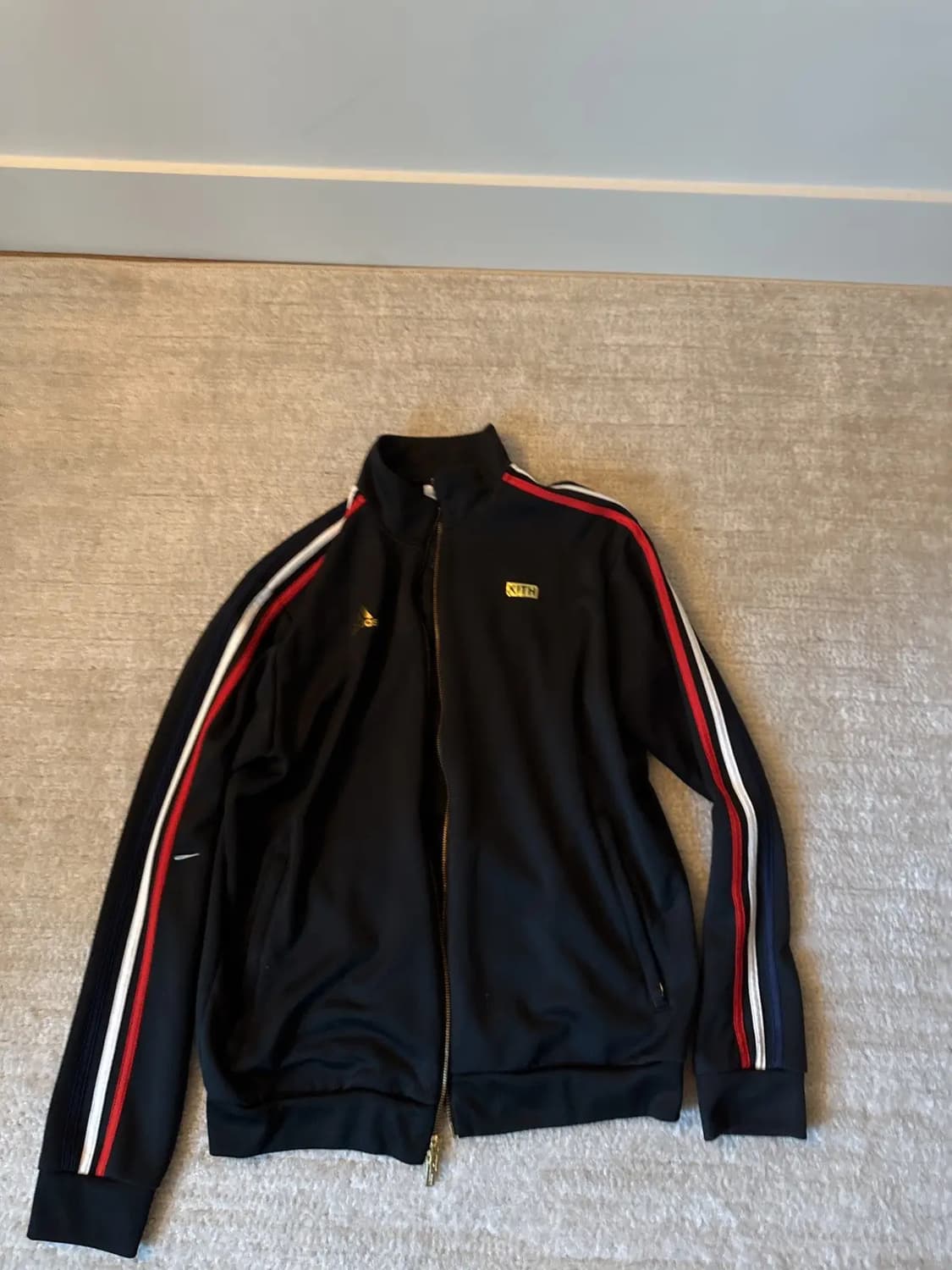 아디다스 x kith 트랙탑 져지 블랙 M 상품이미지1