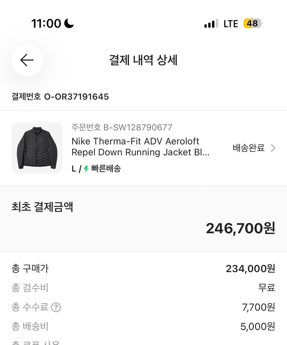 나이키 써마핏 adv 에어로로프트 다운 상품이미지3