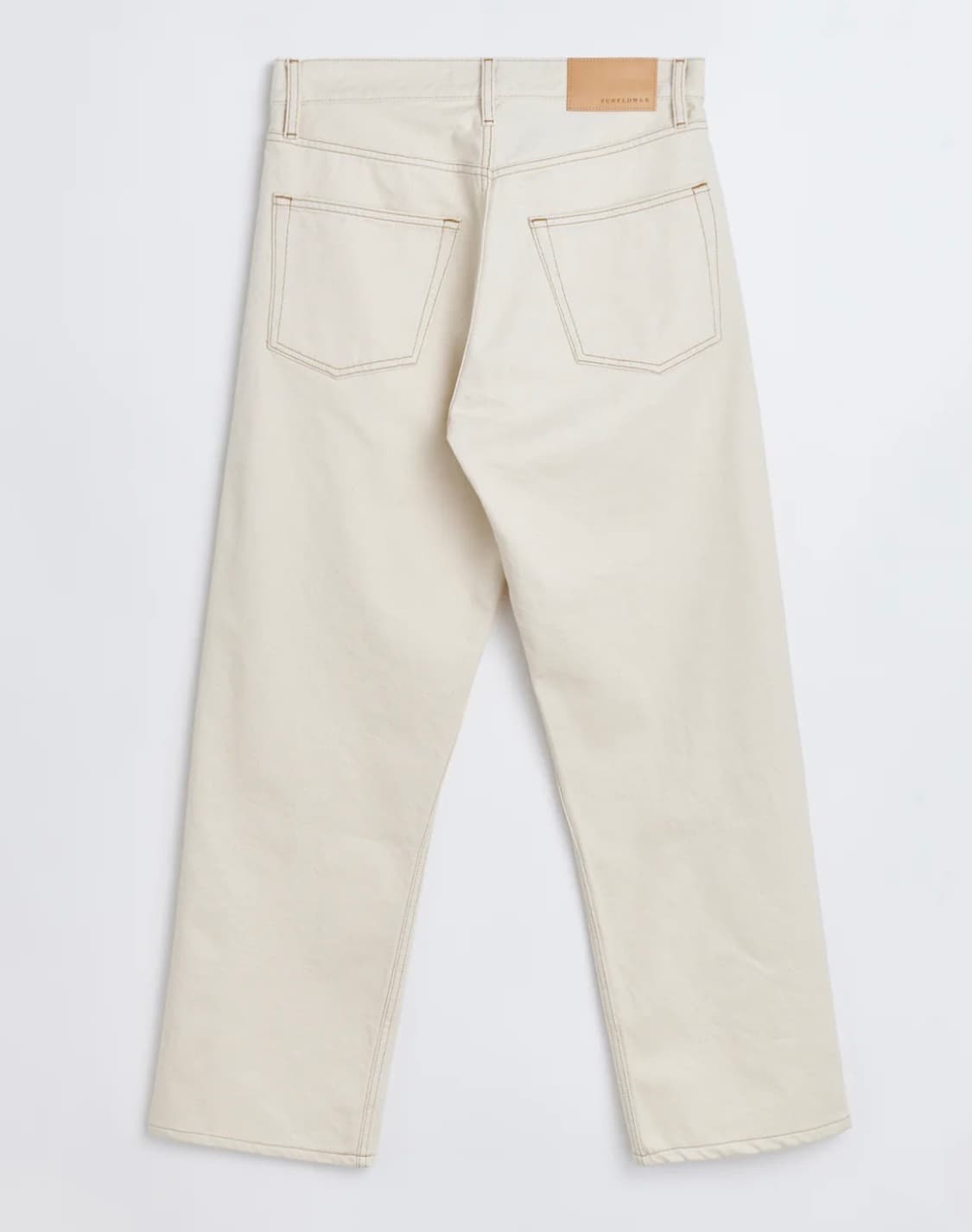 SUNFLOWER 데님 loose denim ecru  상품이미지3