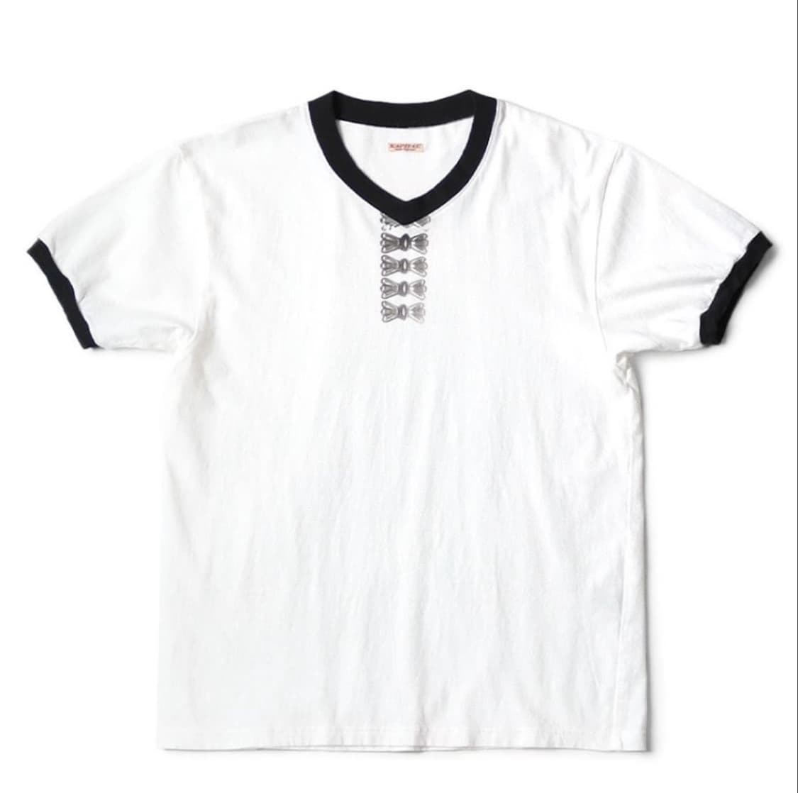 캐피탈 20 저지 링거 티셔츠 버터플라이 콘초 Pt 화이트 상품이미지1