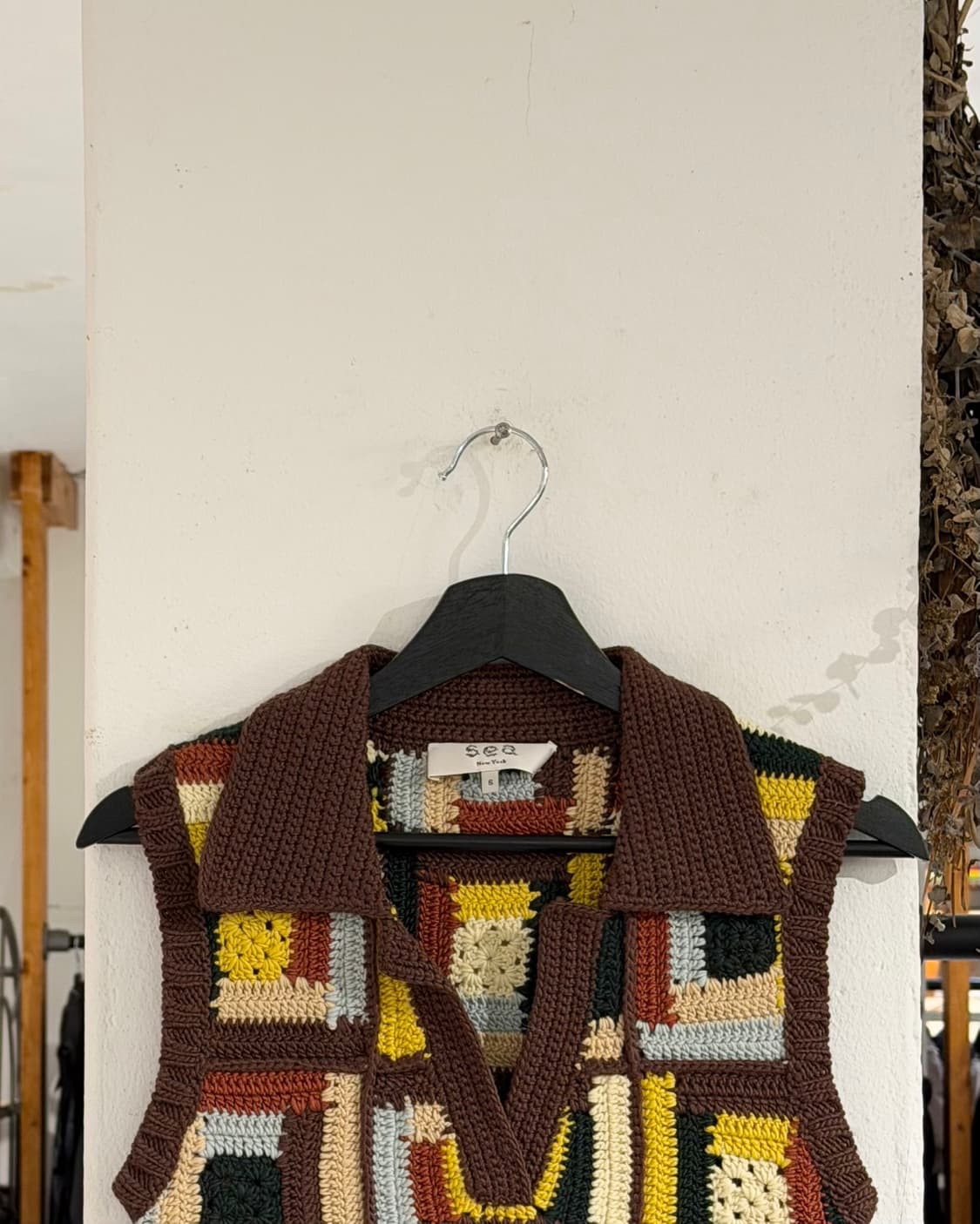 씨 뉴욕 브라운 아그네스 크로쉐 베스트 상품이미지4