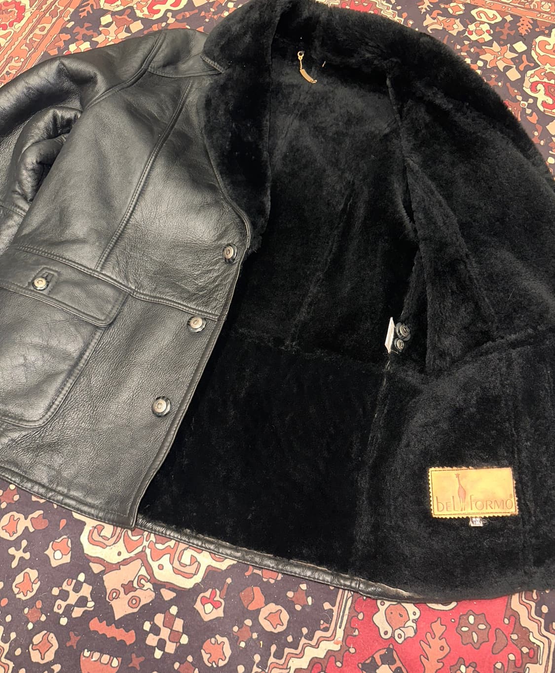 ( XL-2XL ) 양가죽무스탕 가죽코트 가죽카코트 양가죽코트 코트 상품이미지6