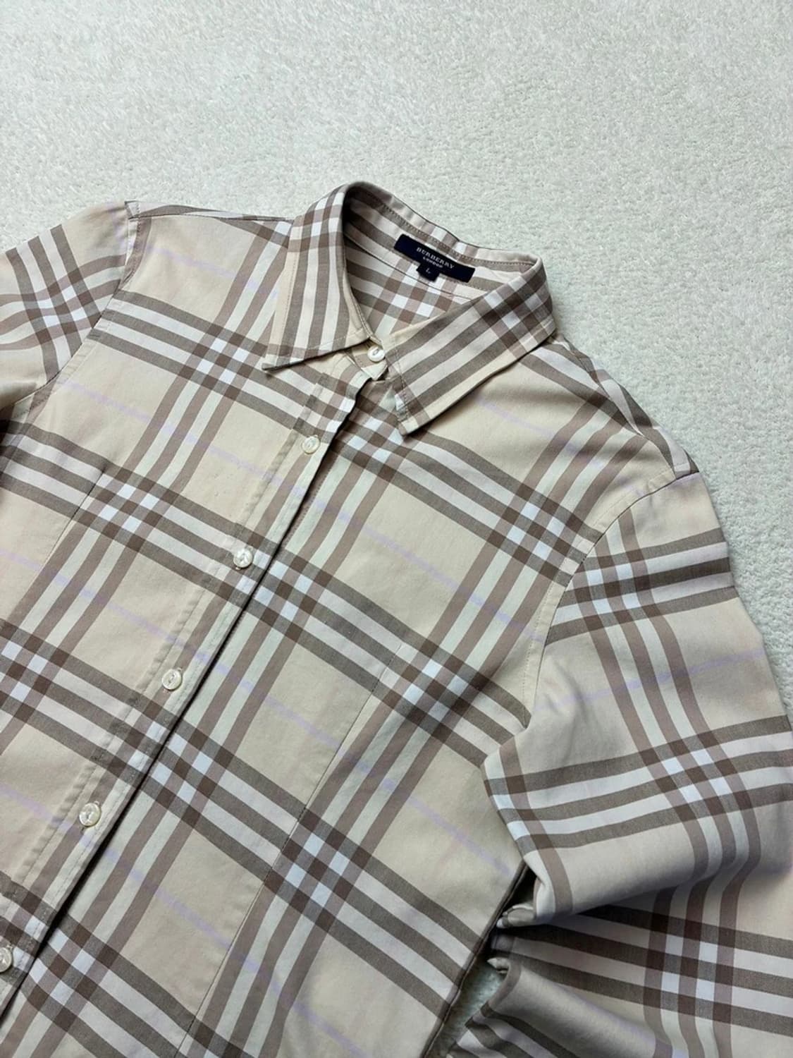 버버리 00's 숏 노바체크 시그니처 셔츠 PN5820 상품이미지2