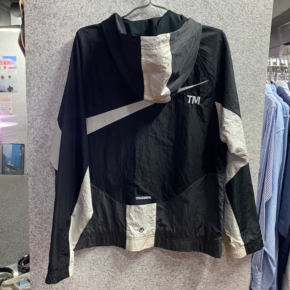 나이키 빅스우시 블랙 우븐 바람막이 B3640 상품이미지4