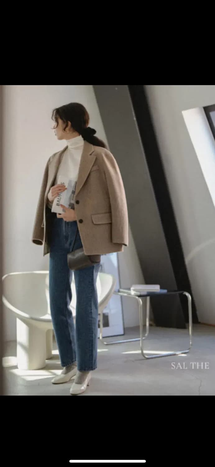 SAL THE 오가닉 코튼 스트레이트 레그 진 M 상품이미지6