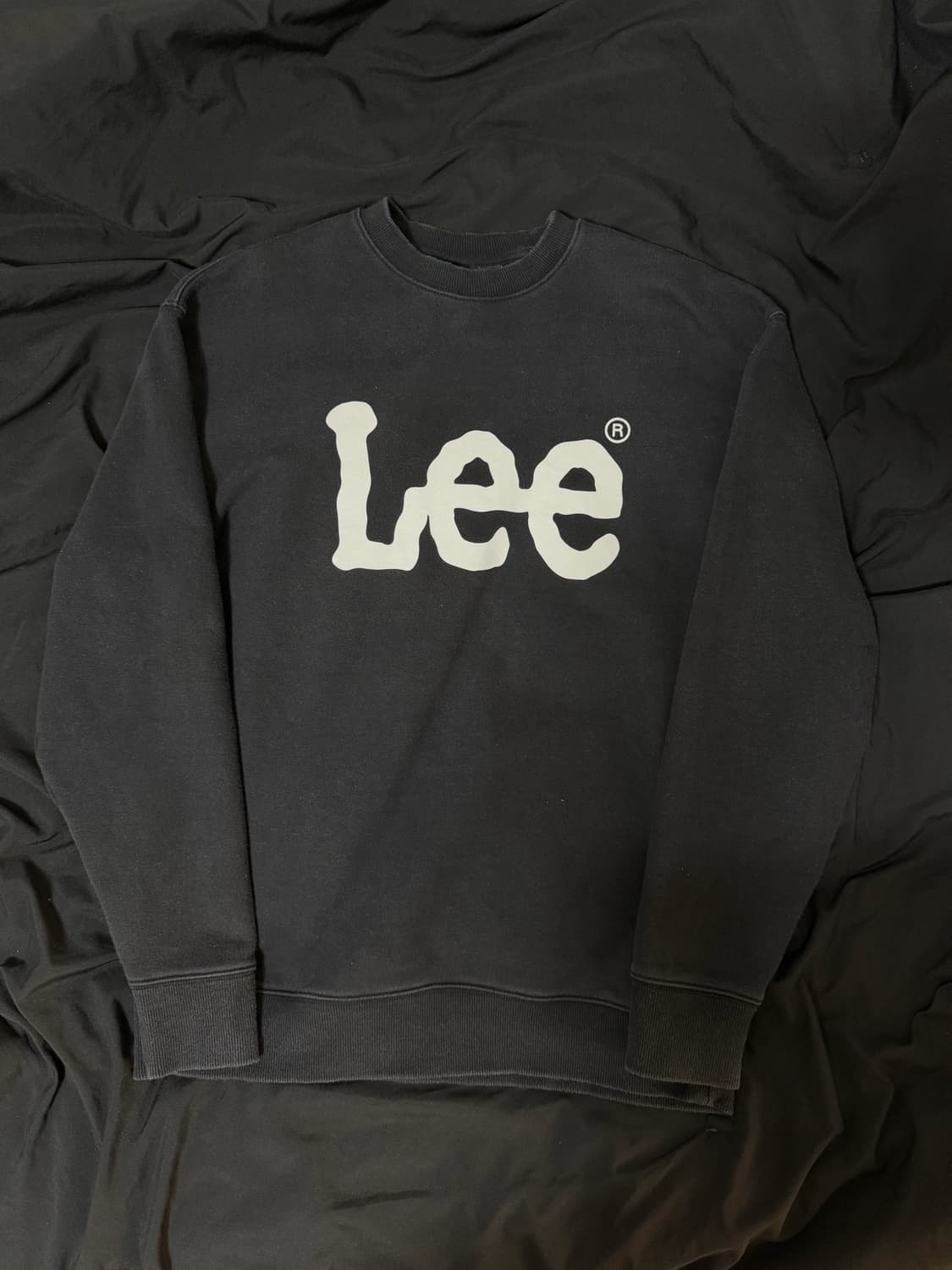 LEE 맨투맨 블랙 상품이미지1
