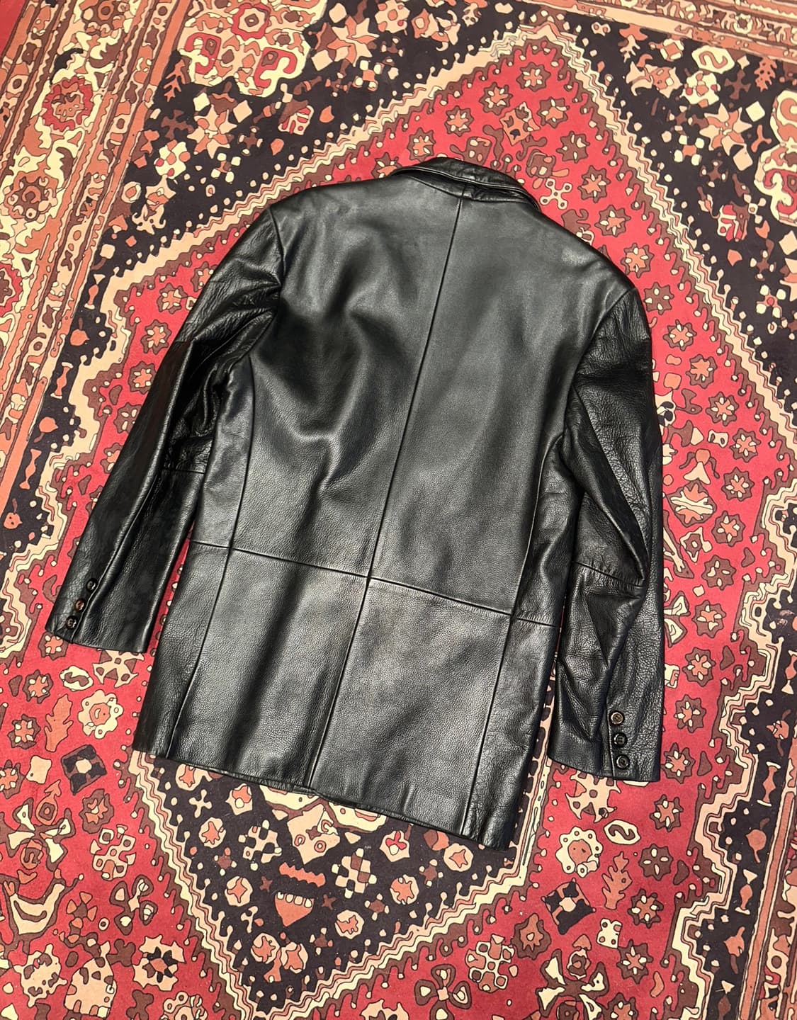 (L-XL ) 가죽마이 블레이져 가죽코트 가죽카코트 레더자켓 아메카지 상품이미지4