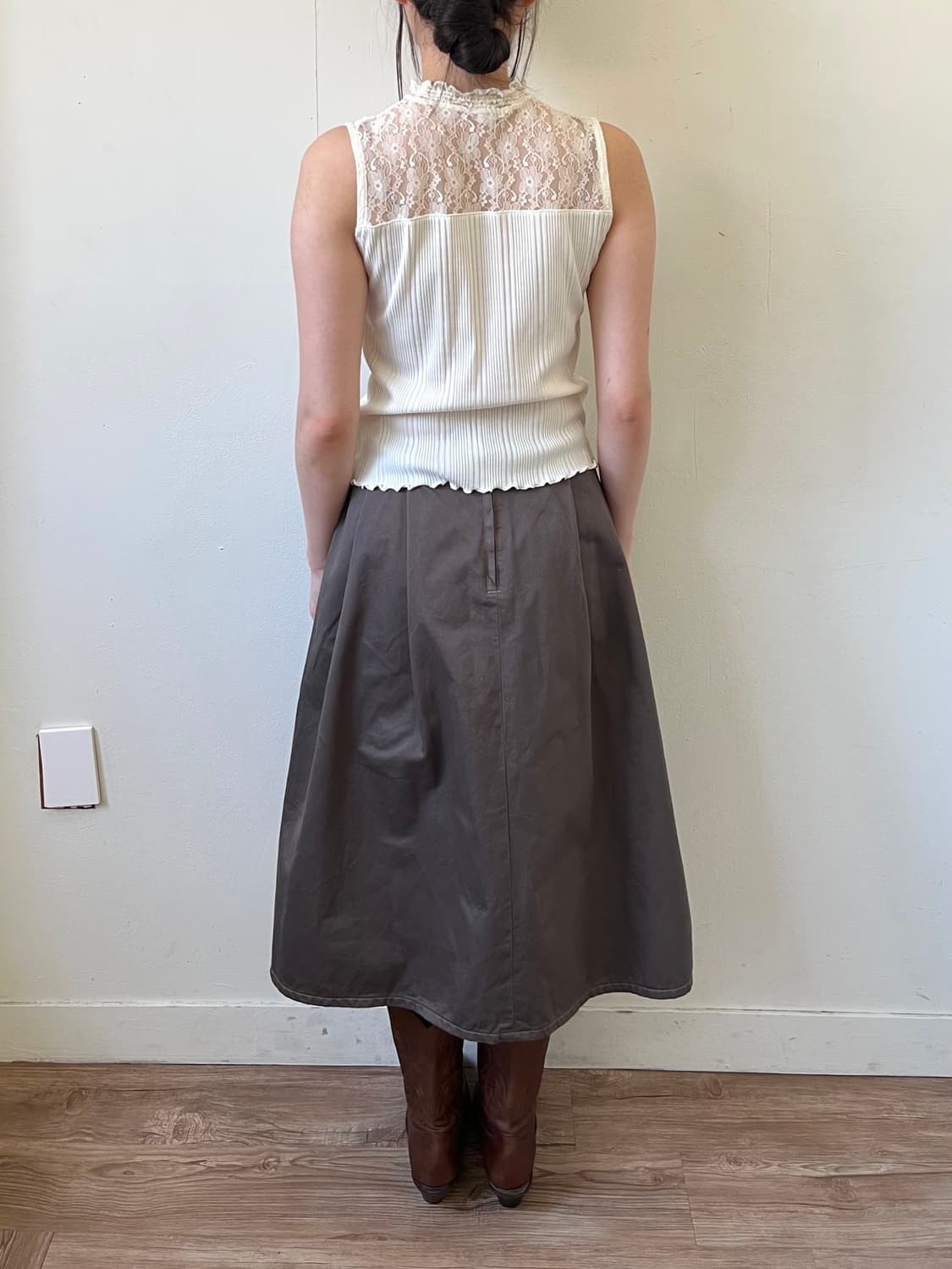 COLZA 화이트 슬리브리스 상품이미지10